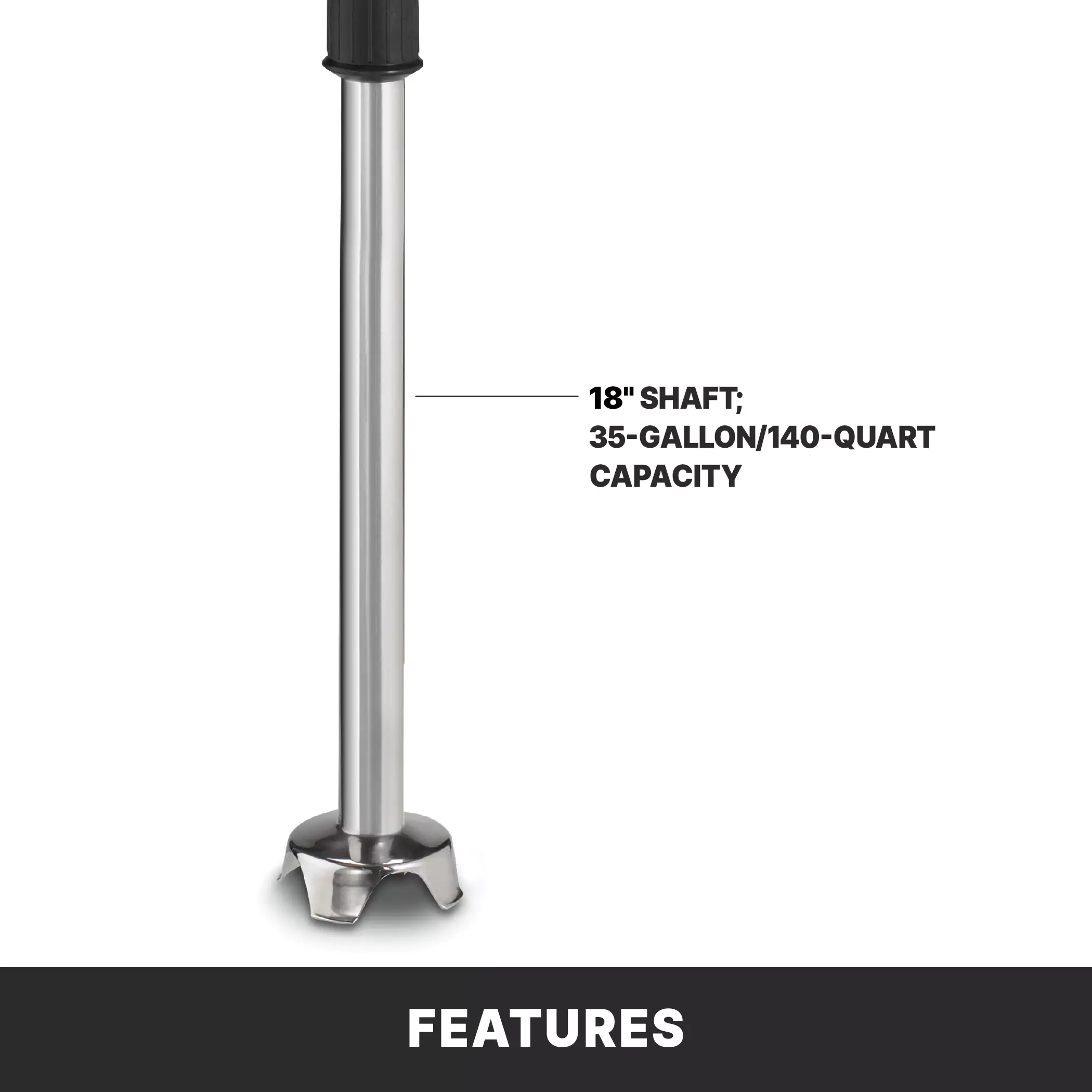 18" Heavy-Duty Big Stik Immersion Blender